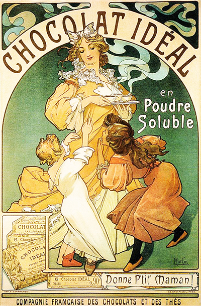 Chocolat Ideal Alphonse Mucha